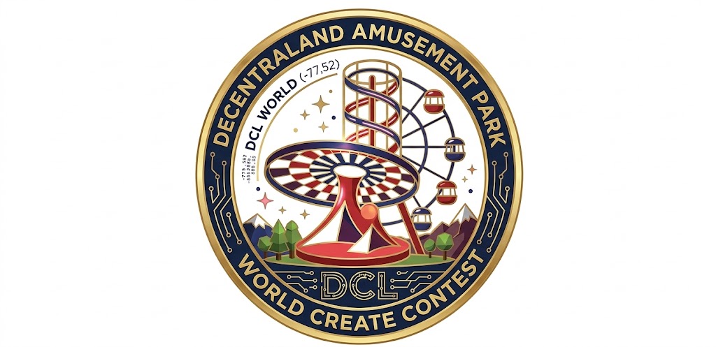 Rizk Amusement Park Decentraland World Create Contest badge